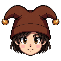 jester bells hat  rusty brown