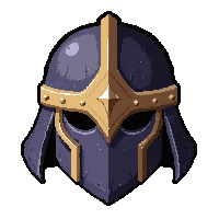 barbarian fur helm  blessed holy light