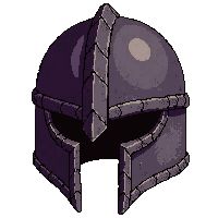 barbarian fur helm  cracked damaged