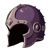 barbarian fur helm  cursed dark aura