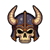bone skull helm  ornate decorated