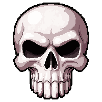 bone skull helm  pristine polished