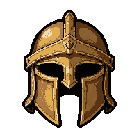 bronze spartan helm  cracked damaged