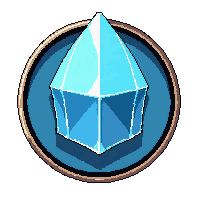 crystal mage circlet  pristine polished
