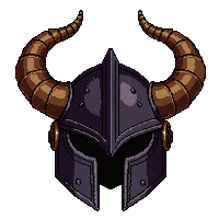 dragon horned helm  cursed dark aura