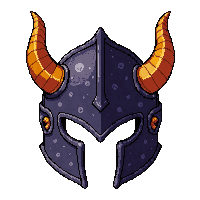 dragon horned helm  enchanted glowing