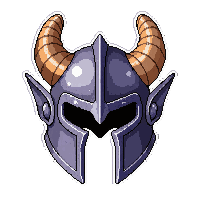 dragon horned helm  pristine polished