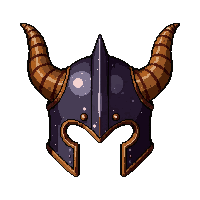 dragon horned helm  simple plain