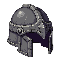 dwarven stone helm  cracked damaged
