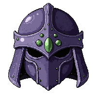 dwarven stone helm  enchanted glowing