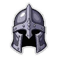 dwarven stone helm  pristine polished