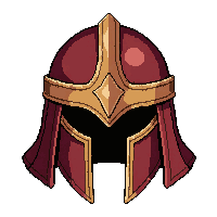 Leather Ranger Hood Blessed Holy Light — free pixel art sprite from the Runner Helmets collection, transparent PNG