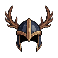 Nature Antler Helm Simple Plain — free pixel art sprite from the Runner Helmets collection, transparent PNG