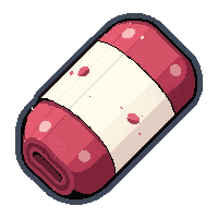 bandage roll bloody  crystal clear pure