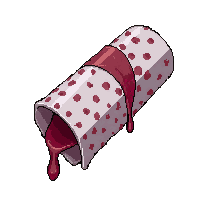 bandage roll bloody  leaking dripping