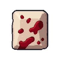 bandage roll bloody  warm steaming