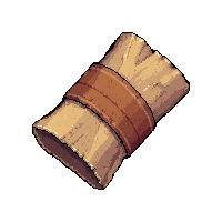 bandage roll bloody  wrapped in cloth