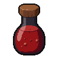 blood vial potion  bubbling fizzing