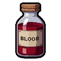 blood vial potion  expired and old