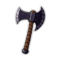 axe fire  ghostly translucent