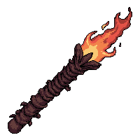 barbed wire whip  smoking hot ember