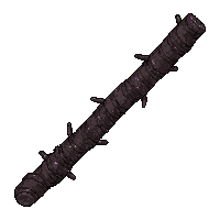 barbed wire whip  wrapped in bandages
