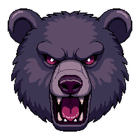 bear trap iron jaw  pristine but sinister