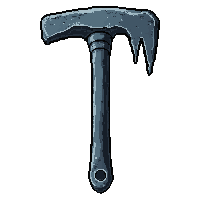 Silver Stake Wooden Ghostly Translucent — free pixel art sprite from the Runner Horror Weapons collection, transparent PNG