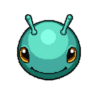 cyan damselfly  baby larva form