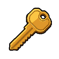 Bone Key  Polished Shiny — free pixel art sprite from Runner Keys