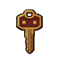 modern card key rusty old
