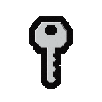 rune etched key plain