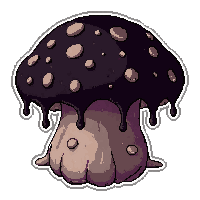 black truffle dark  poisonous dripping