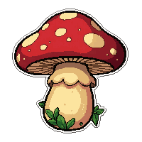 giant oversized mushroom  rare legendary