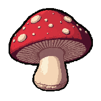 healing herb mushroom  enchanted sparkle