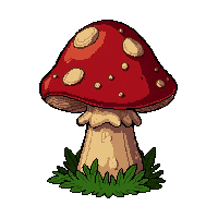 healing herb mushroom  growing on log