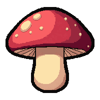 Rainbow Multicolor Shroom  Edible Safe — free pixel art sprite from the Runner Mushrooms collection, transparent PNG