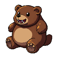 Bear Trap With Teeth  Broken Half Cracked — free pixel art sprite from Runner Obstacles