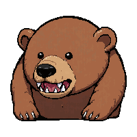 bear trap with teeth  plain unmodified