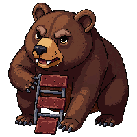 Bear Trap With Teeth  Rust Stained — free pixel art sprite from Runner Obstacles