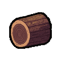 fallen log  graffiti tagged