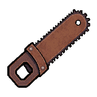 metal saw blade  rust stained