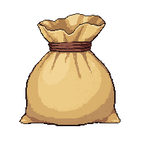 sandbag  newly built clean