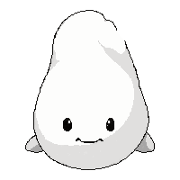 blowfish round  albino pure white