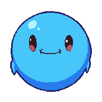 blowfish round  arctic ice blue