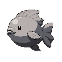 blowfish round  shadow silhouette