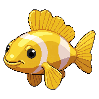 clownfish coral  golden legendary