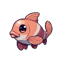 clownfish coral  pearl iridescent