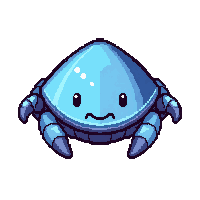 crab hermit shell  crystal gem body
