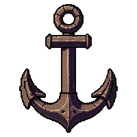 anchor rusty heavy  blessed holy light